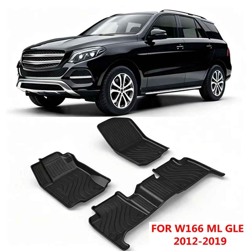 Use for BENZ W166 ML350 GLE car carpet custom car All-Weather Fit For W166 GLE trunk mat ML350 GLE350 GLE400 waterproof mat RHD