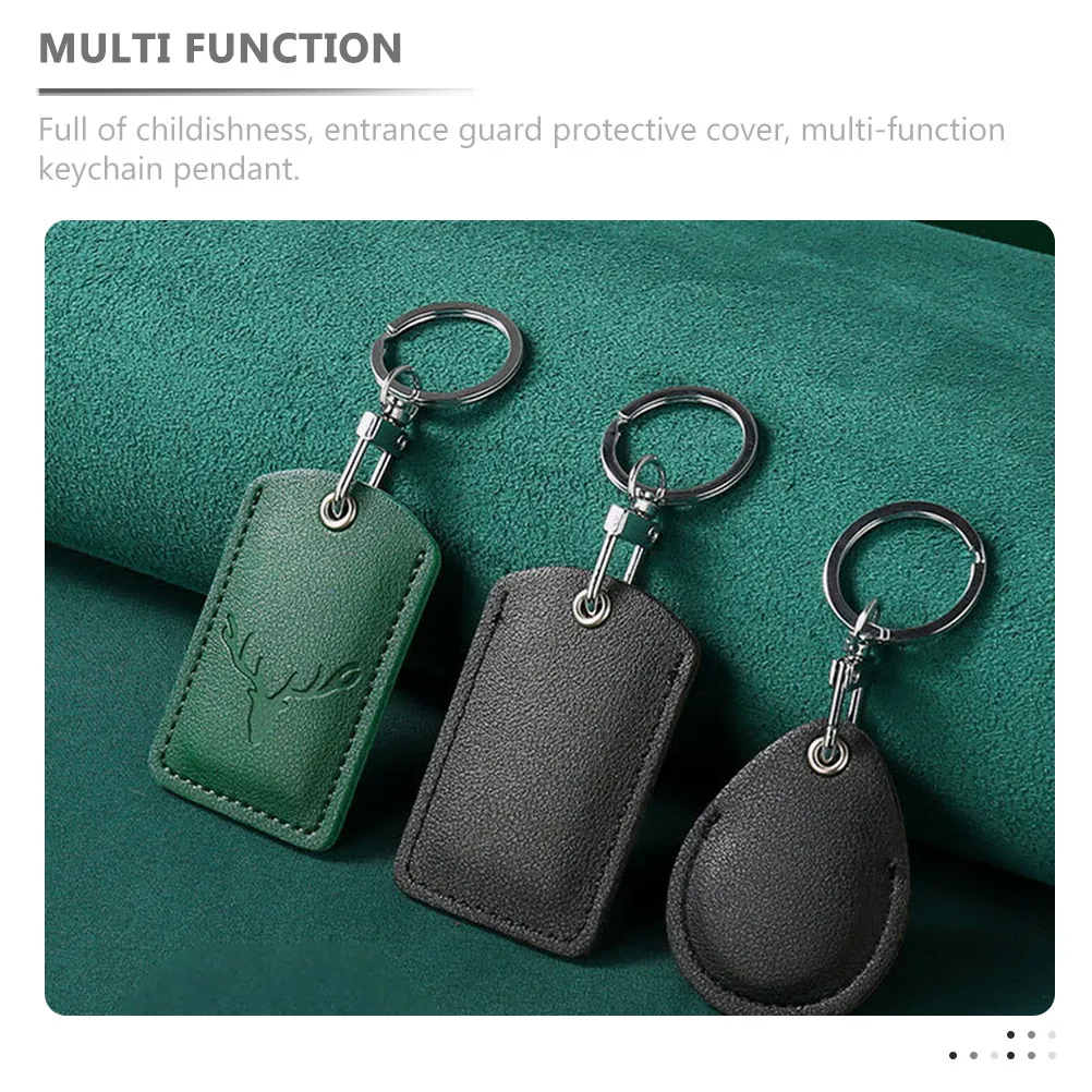 

6Pcs Keychain Pendant Gift Set Fashionable Access Card Holder Cute Cartoon Design for Car Keys Bag Decor