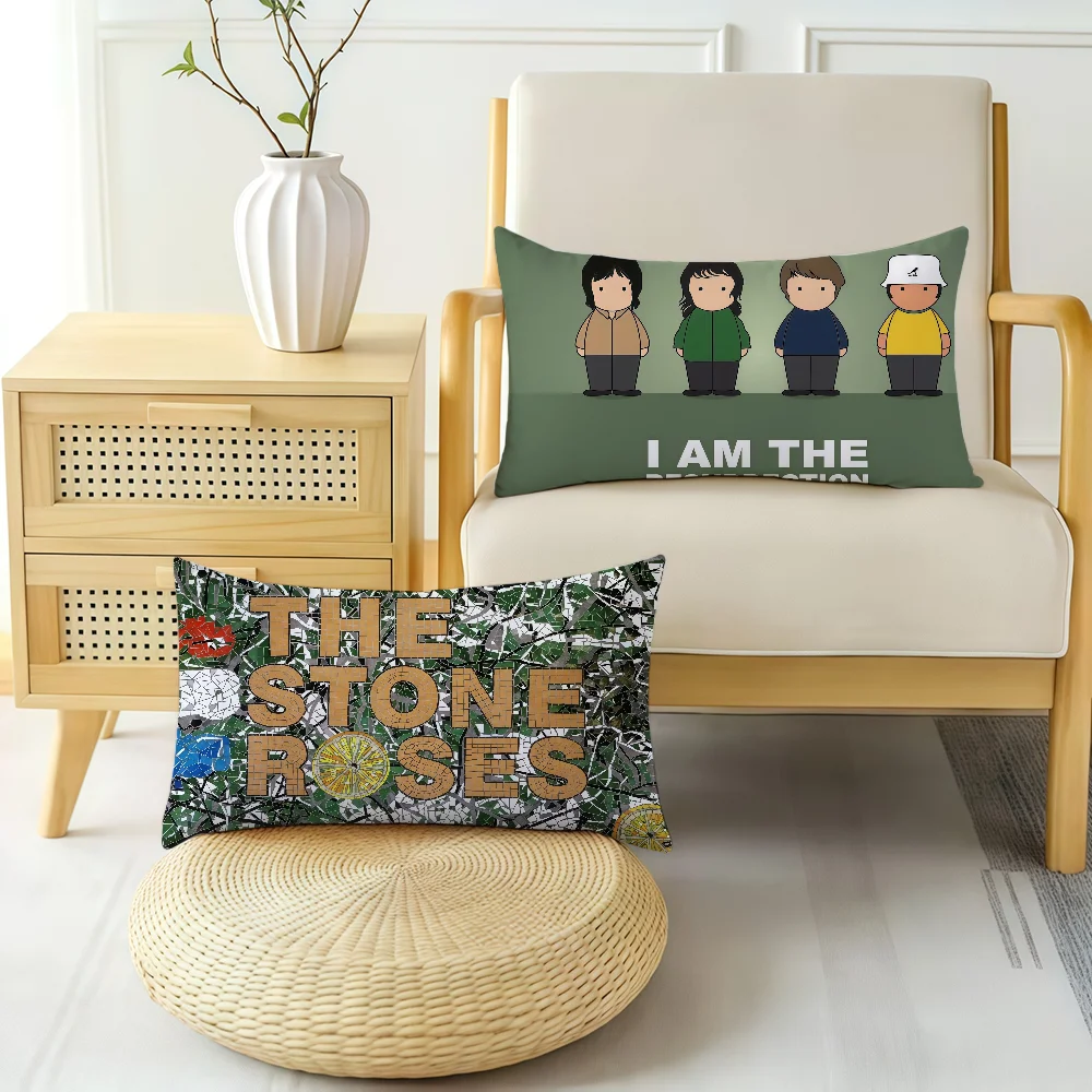 Band The S-Stone R-Roses cushion cover Hit Product Home Sofa living Room Double-sided Soft Pillow Cover