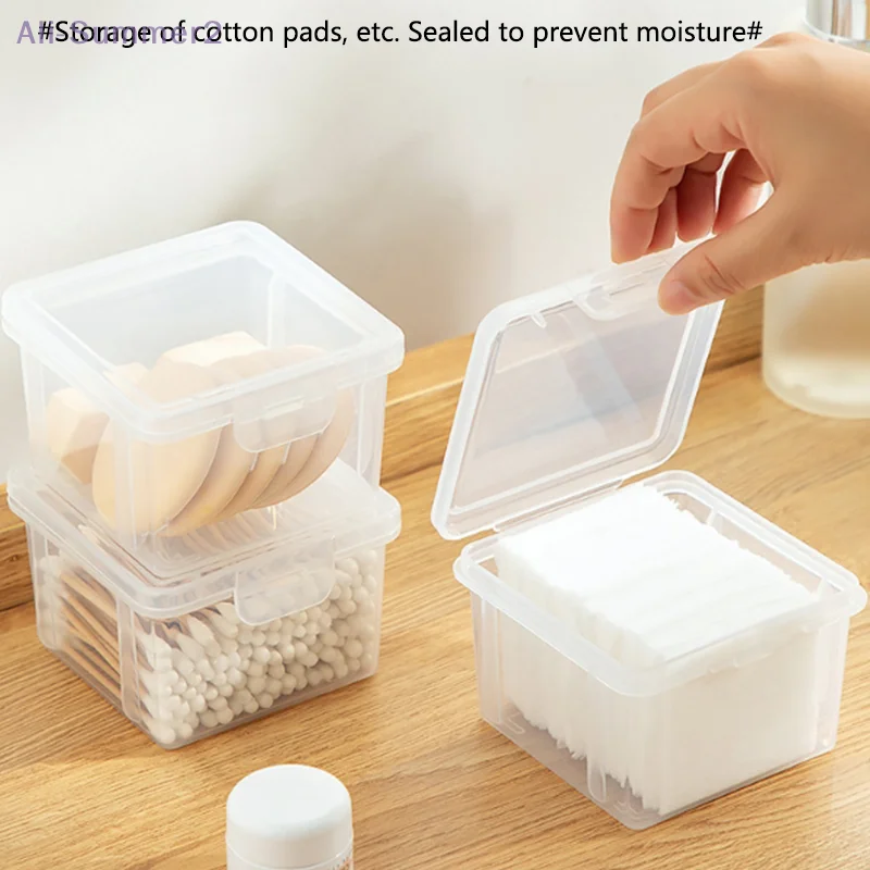 Mit Abdeckung Tupfer Kosmetik Organizer Lagerung Box Desktop Staub-Proof Make-Up Entfernung Baumwolle Lippenstift Kosmetik Organisation Halter