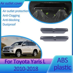 For Toyota Land Cruiser Prado 150 J150 Accessories 2010-2018 2012 2016 Air Outlet Cover Conditioner Vent Protection Under Seat