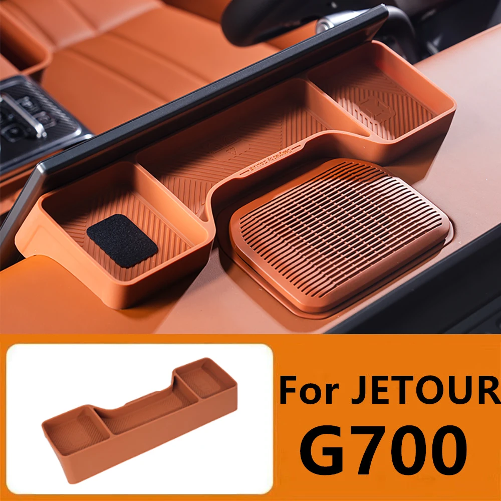 

Car Center Console Screen Rear Storage Box Fit For 2025 2026 JETOUR G700 Car Navigation Screen Rear Storage Box Car Accessories