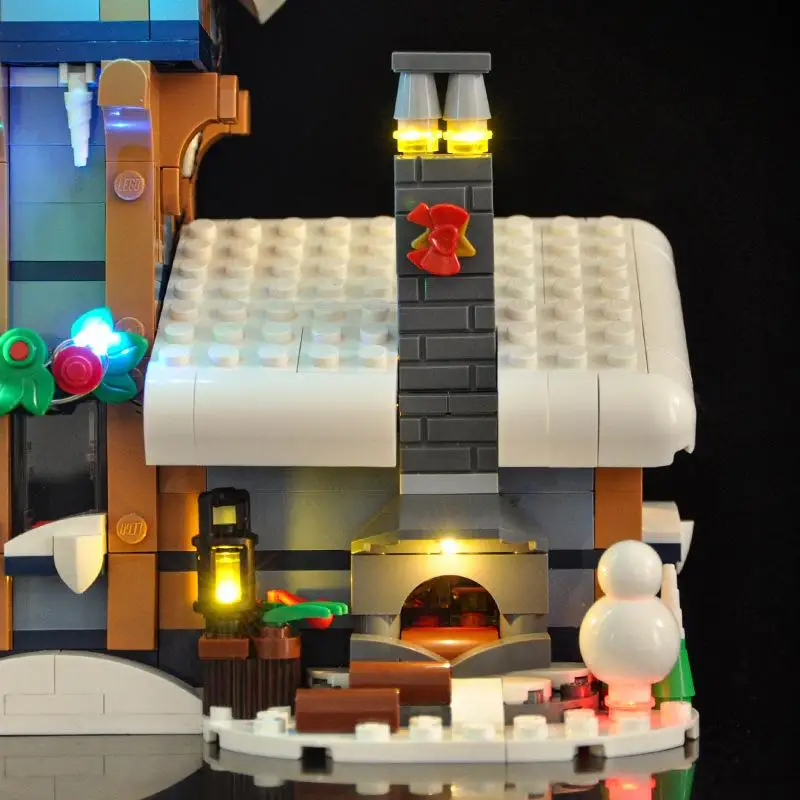Kit de iluminação LED LYBMTWF compatível com Lego 10339 Santas Post Office Building Model (NÃO inclui os tijolos modelo)