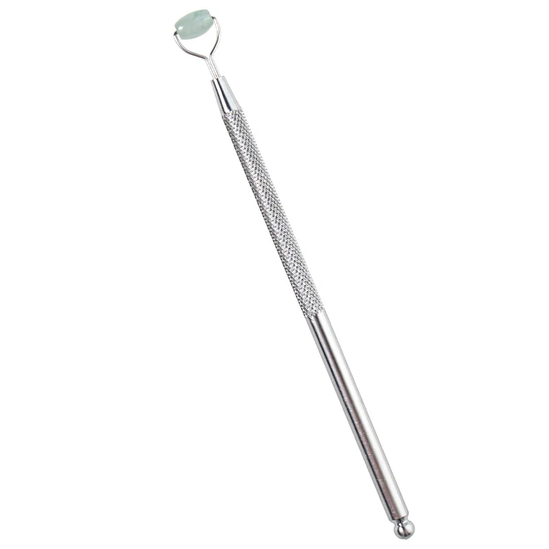 العين المضادة للتجاعيد الطبيعية اليشم الأسطوانة غواشا الجلد مكشطة الوجه مجموعة حجر الوجه ثبات الوجه مكافحة الشيخوخة منتفخ عيون مدلك