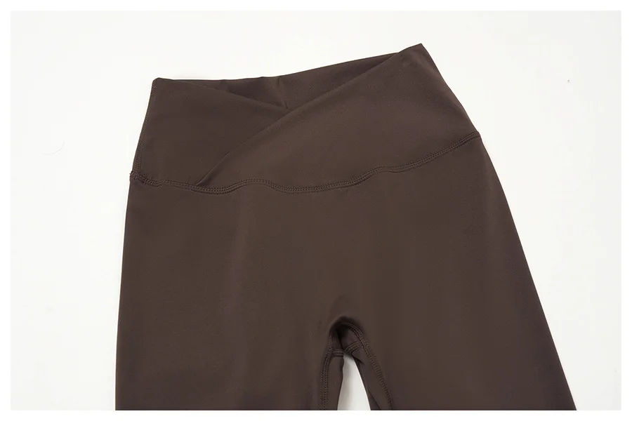 Yoga-Set 2-teilig, Fitnessbekleidung, Trainingsanzug, Lauf-Sportbekleidung, Outfit, hochtailliert, weites Bein, langärmeliges Crop-Top – Detail 34