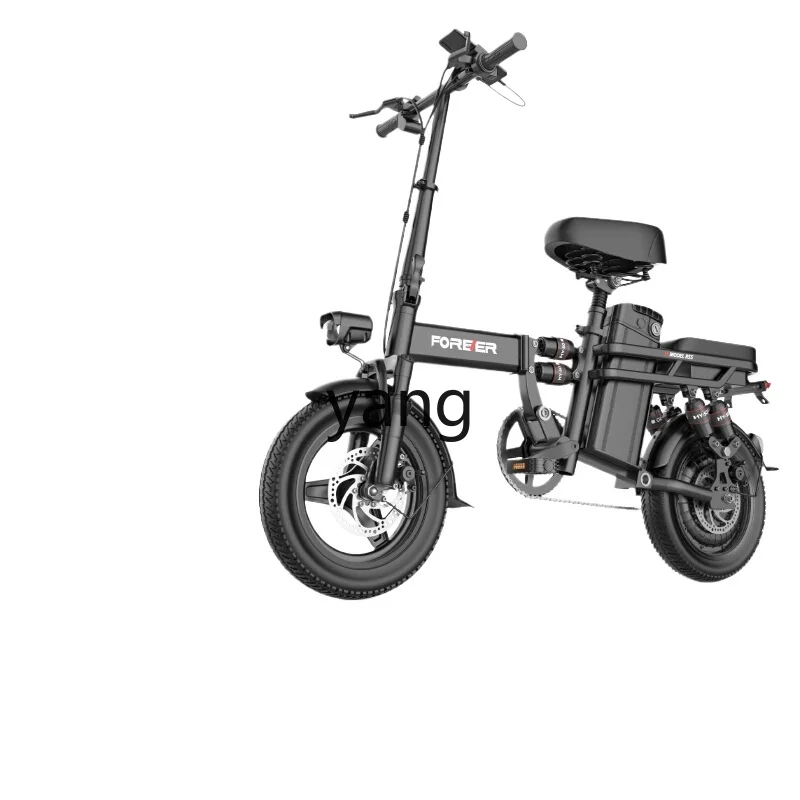 

LH folding electric bicycle driving, ultra-light and portable small transportation, lithium battery battery battery car