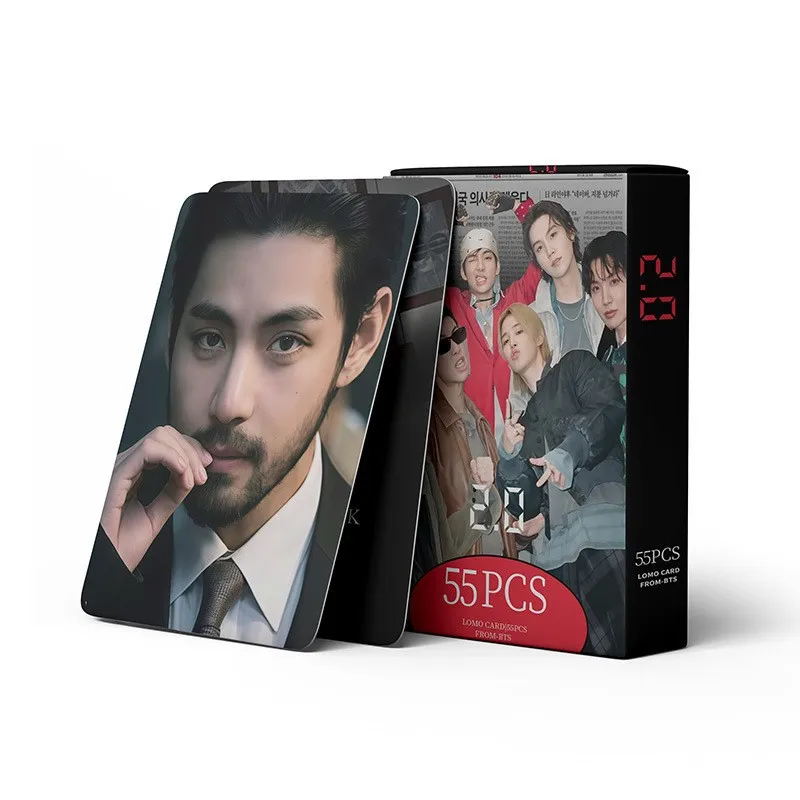 BTS Lomo Cards 55Pcs Set Laser Photocards KPOP Album Collection Merch Fan Collectible Cards Gift For Fans In Stock - view 3