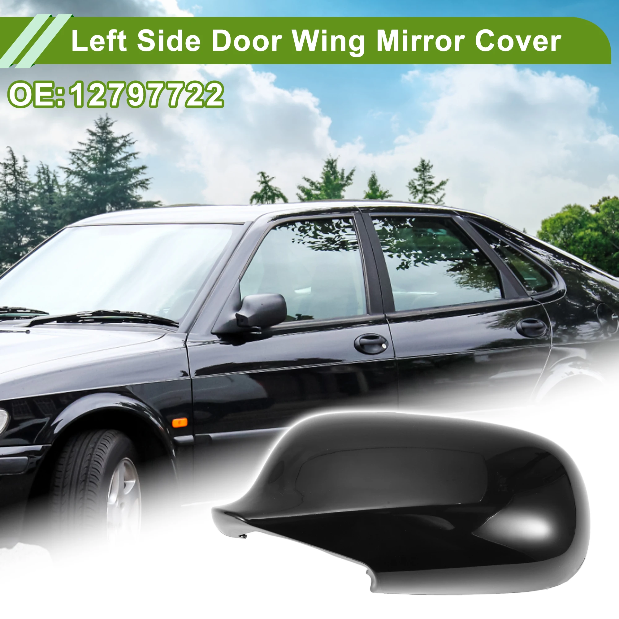 

UXCELL корпус зеркала левой двери для Saab 9-3 9-5 2003-2009 No 12797722