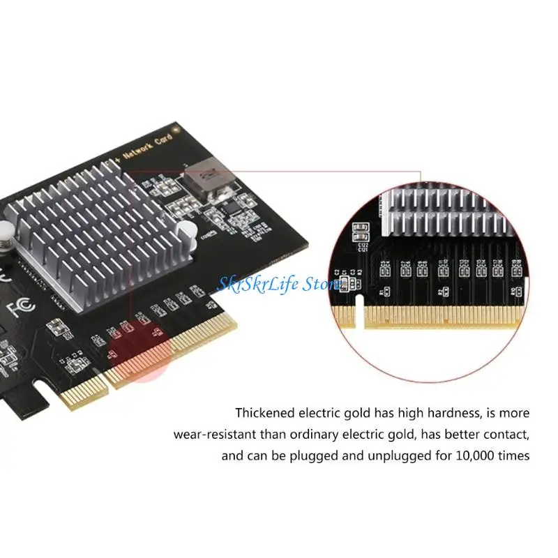 

E65E TXA078 82599EN Desktop Networking Card intel82599 Chip with SFP Port PCIE 10G