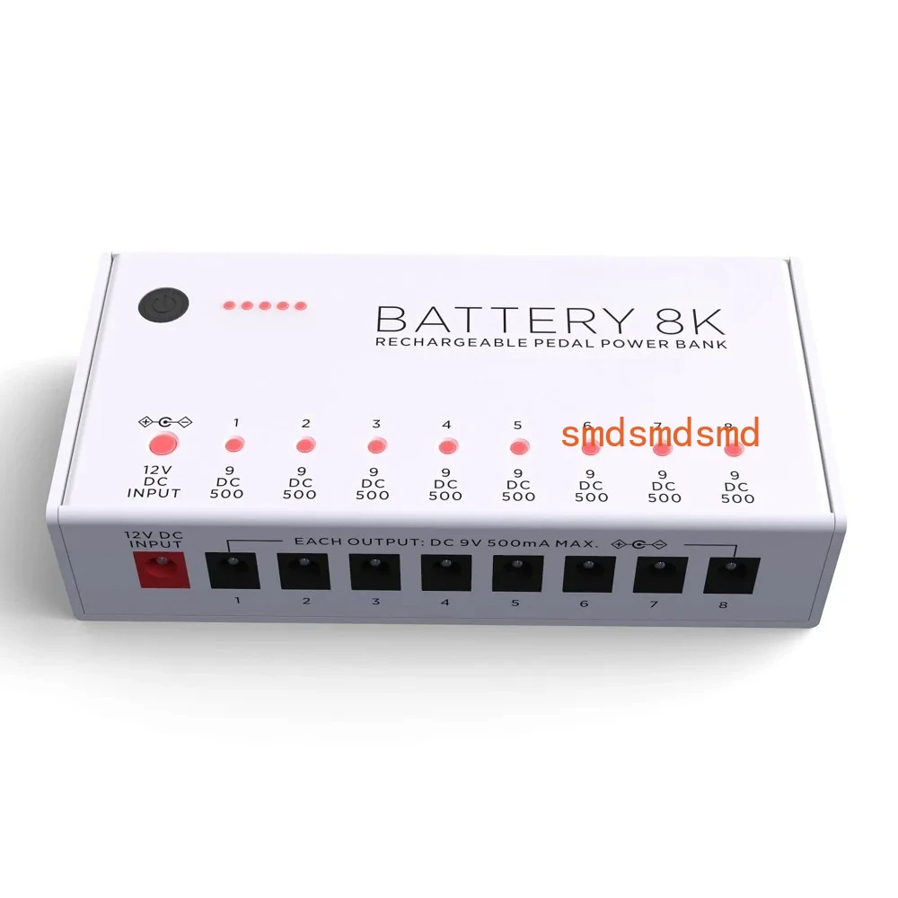 BT8K lithium battery effect pedal power supply fully isolated Filter ripple Noise reduction High Power