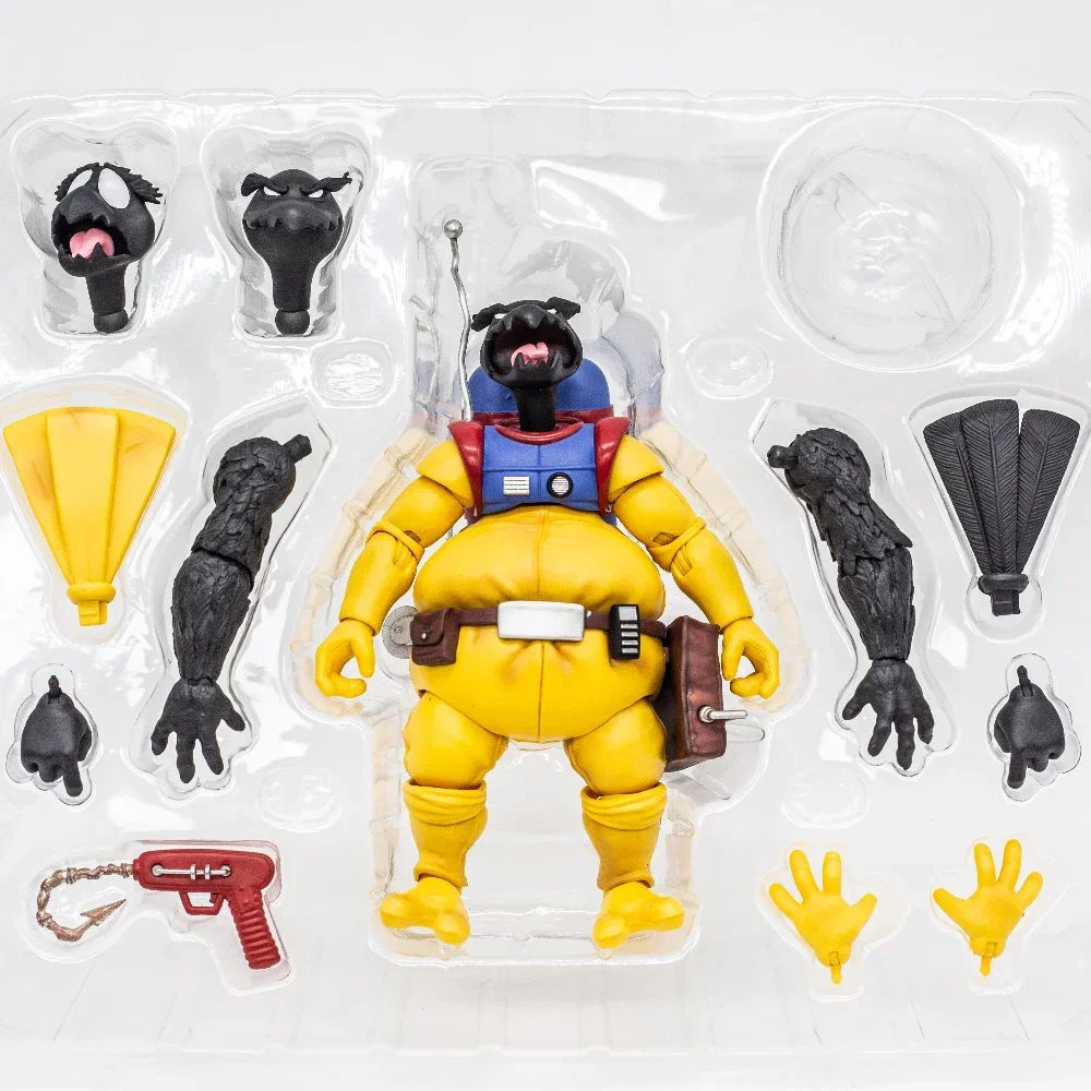 PDNA Earthworm Jim Action Figure Collection Snot Worm Body Jim Heads Bob The Killer Goldfish #4 Professor Monkey PSY-CROW Toy