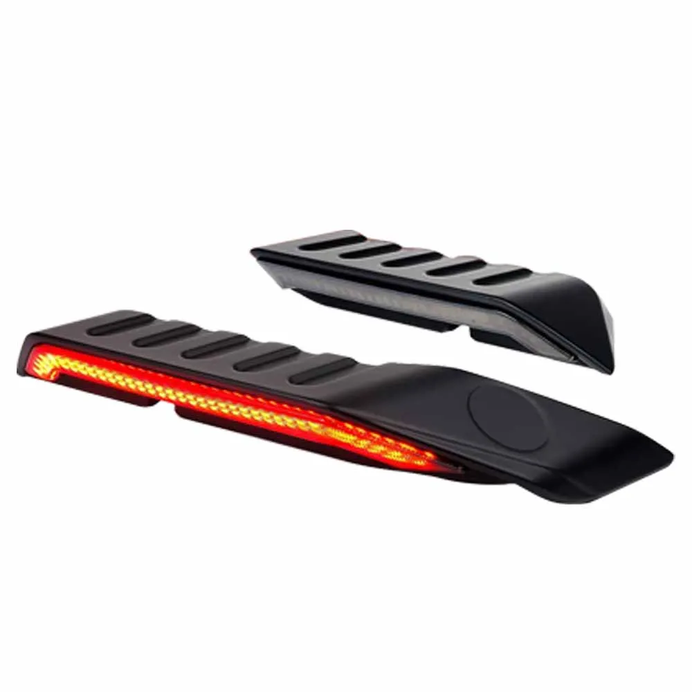 

N2 Jeep LED Body Part Rear Spoiler High 3rd Tail Lights With Running,turn,brake Signal For Jeep Wrangler JK 07-18/JL 2018+