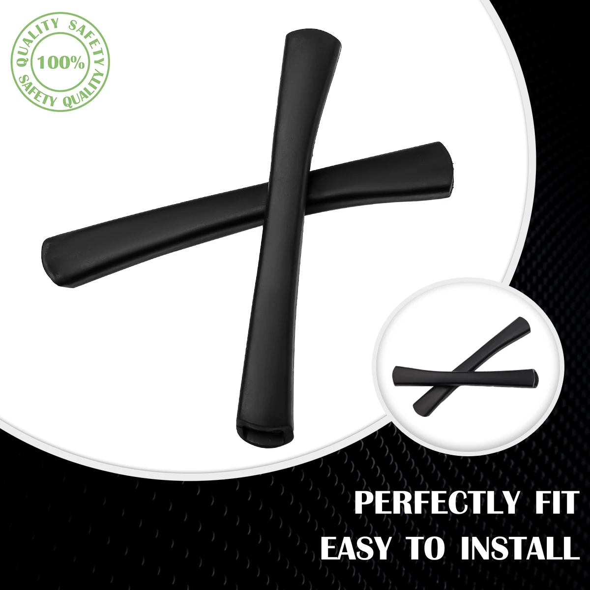

Anti-Slip Earsocks Replacement Temple Tip Sleeves for Oakley Catalyst OO9272 Sunglasses, Silicone Ear Grip Temple Ear
