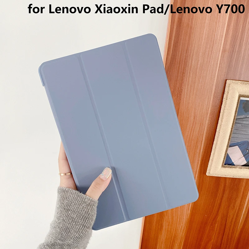 Foldable Tablet Protective Case For Lenovo Xiaoxin Pad 2024/Xiaoxin Pad Pro/M10 For Lenovo Y700 Silicon Protector