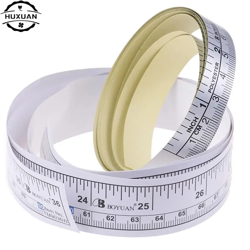 90/151CM Self Adhesive Metric Measure Tape Vinyl Ruler For Sewing Machine Sticker 1pc