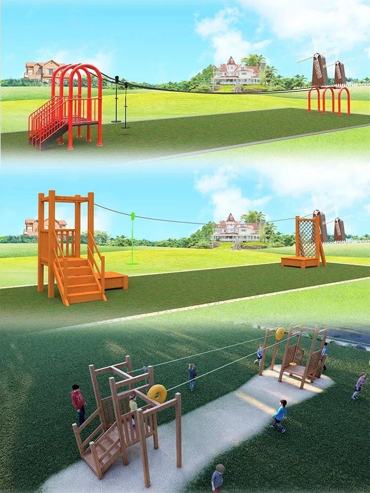 

Zipline Sliding Equipment Outdoor Pulley Props Training Equipment