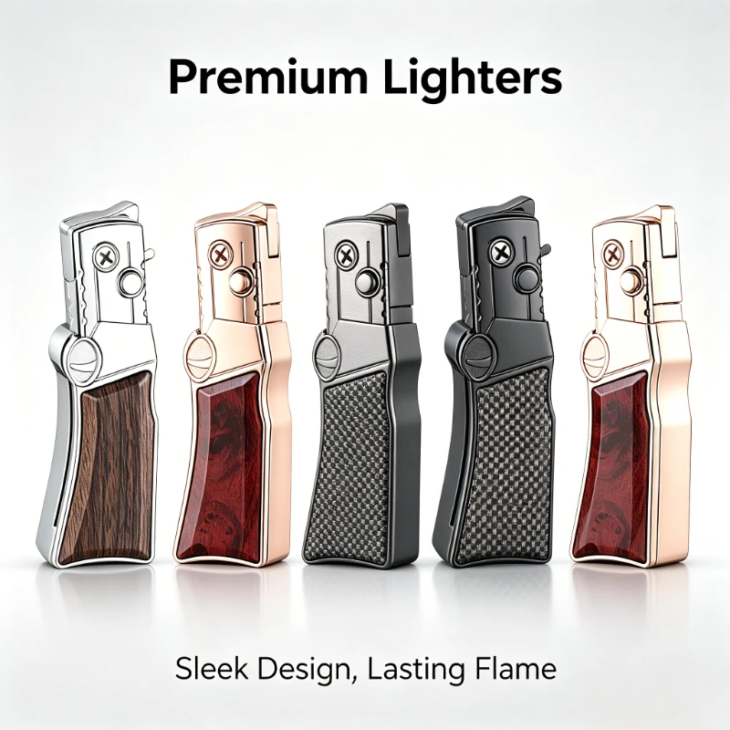 

Artistic Metal Craft Lighter, Portable Refillable Butane Igniter, Compact Practical Gear for Camping Hiking & Daily Outdoor Use