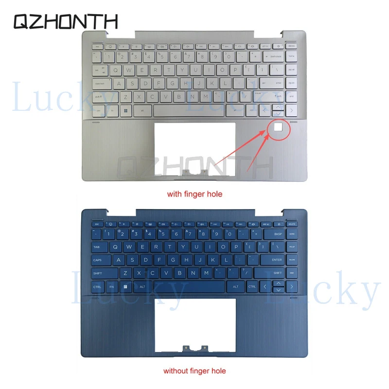 

Новая клавиатура с подсветкой для HP Pavilion X360 14-EK 2-в-1, US-раскладка, серебристо-синяя