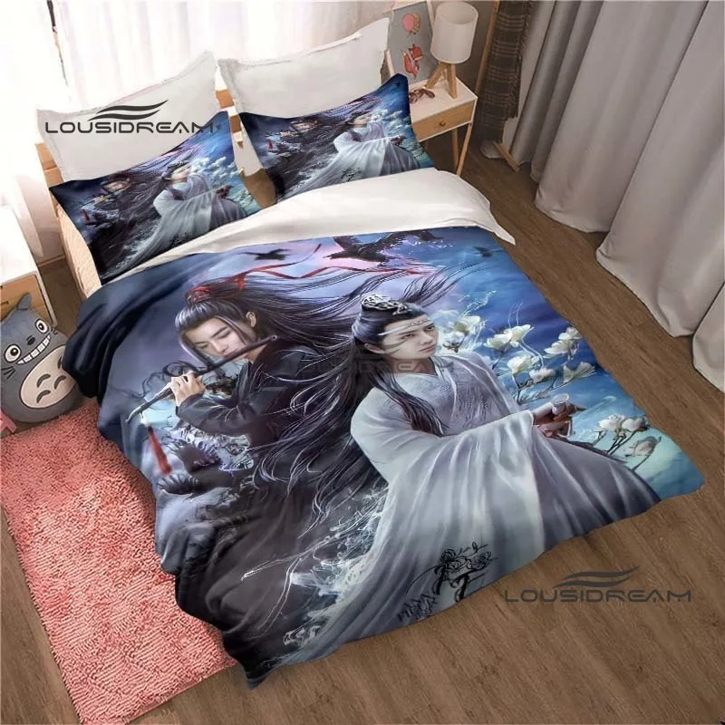 The undomed Drama Bedding Set stampa 3D xiao zhan Home Decoration Boy Girl King Size Bedding Set copripiumino federa