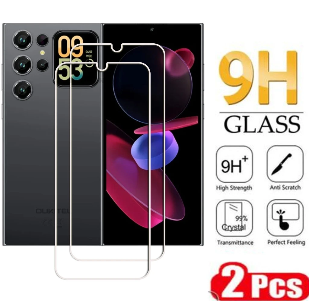 2PCS 9H HD Tempered Glass For Oukitel C62 Pro OukitelC62 6.88" Oukitel C62 C 62 Screen Protective Protector Cover Film