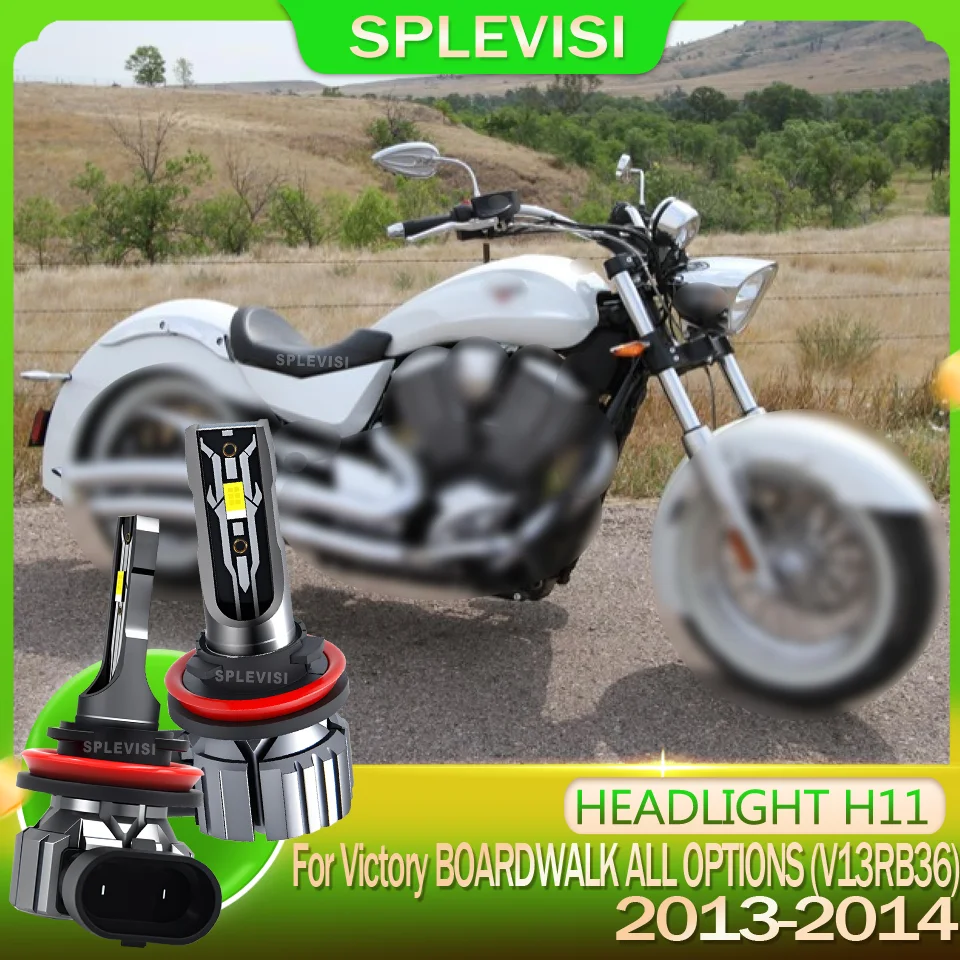 

LED H11/H9H/H8 Quality Assurance Worry-Free Purchase motorcycle Headlight For Victory BOARDWALK ALL OPTIONS (V13RB36) 2013 2014