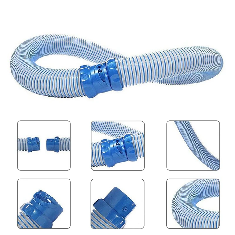 6 pezzi di tubo di plastica per la pulizia della piscina tubo flessibile Twist Lock tubi di ricambio per Zodiac Mx6 Mx8