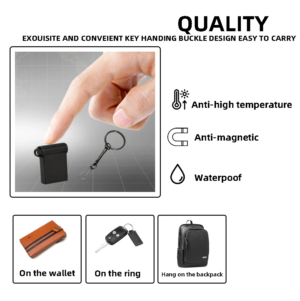Super Mini USB Flash Drive 64GB 100% Real Capacity Pendirve 32GB Free Key Chain Memory Stick 16GB Black U Disk 8GB Business Gift