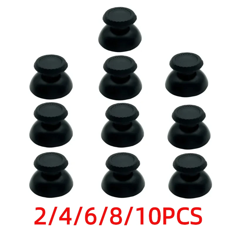 Ergonômico analógico polegar varas para Ps5 controlador, Joysticks plástico, acessórios de substituição, 3D, 2 pcs, 4 pcs, 6 pcs, 8 pcs, 10pcs