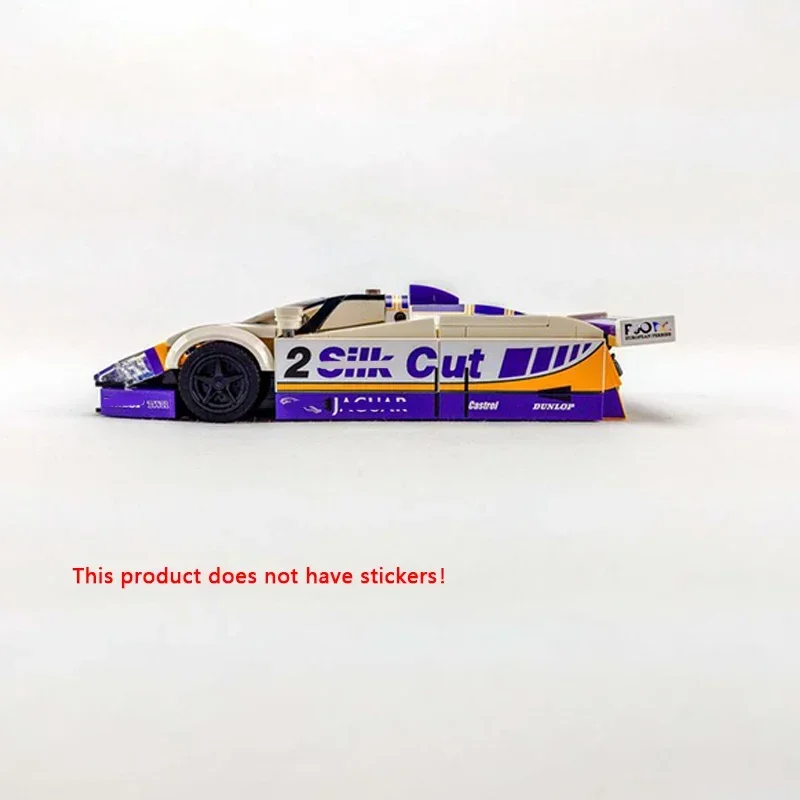 Speed Champion Model MOC Building Bricks XJR-9 LM Top Tier Sports Car Modular Technolog Gift Children Suit Toys Holiday Assemble