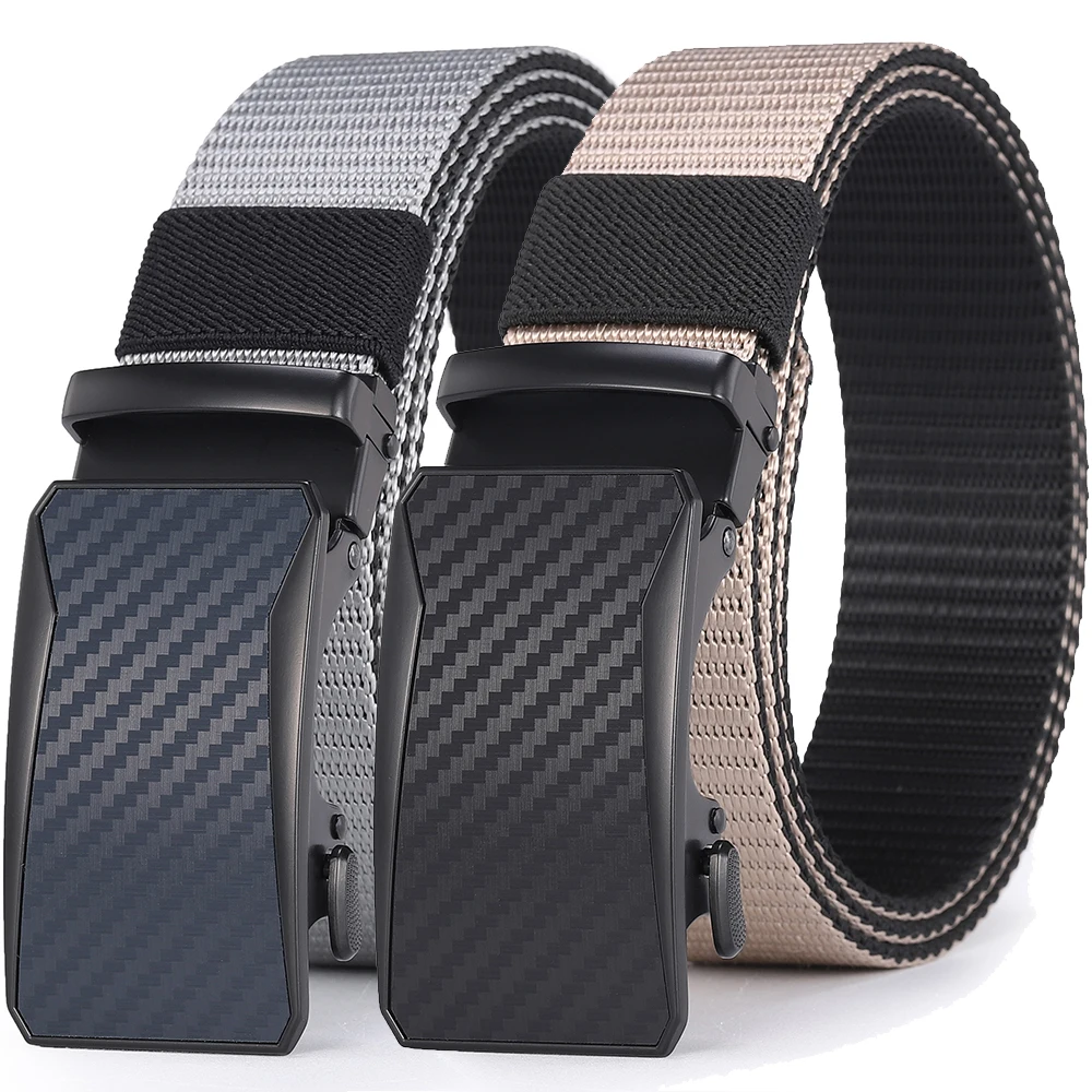 Male Belts for Men Nylon Canvas High Quality Tactical Belt Casual Men's Jeans Belts Multi Color Can Use Two Sides of the Strap