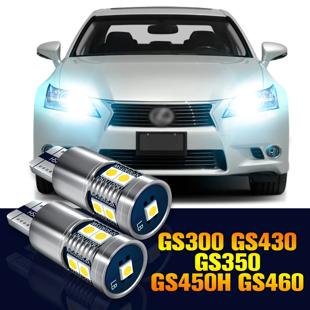 

2x LED Clearance Light Bulb Parking Lamp For Lexus GS300 GS430 GS350 GS450H GS460 1997-2011 2006 2007 2008 2009 2010 Accessories