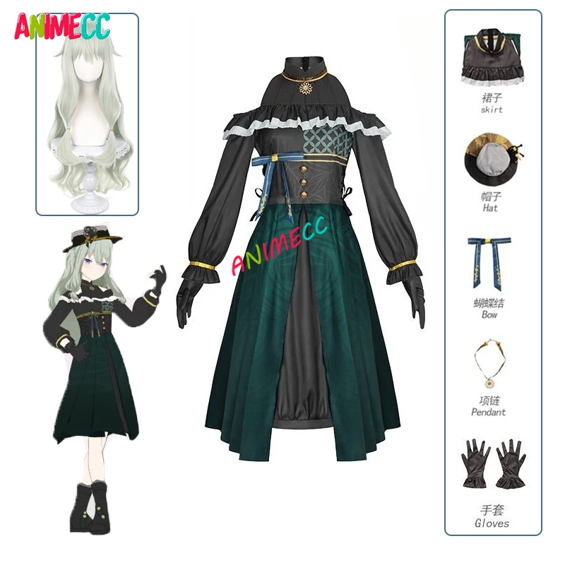 

ANIMCC IN STOCK Kusanagi Nene Cosplay Costume Wig Anime Project Sekai Colorful Stage New Style Halloween Party Outfits for Women