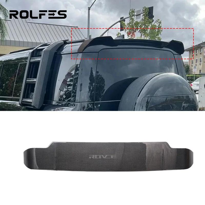 

Suitable for 20-25 Land Rover Defender 90/110/130 carbon fiber top wing and rear wing modification and upgrade kit