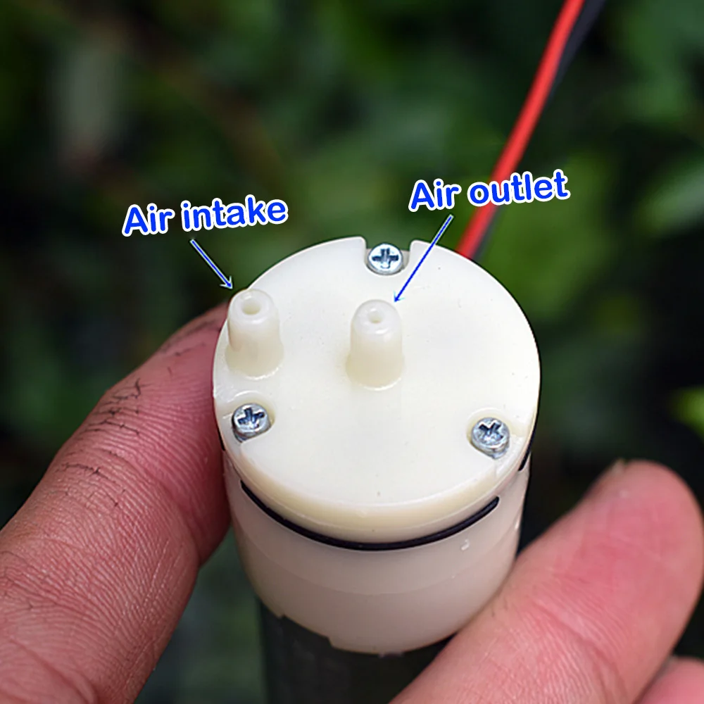 Micro 370 Vacuum Pump DC 5V 6V Air Oxygen Pump Electric Diaphragm Pump Breast Pump Negative Pressure Pump USB Pumping Booster