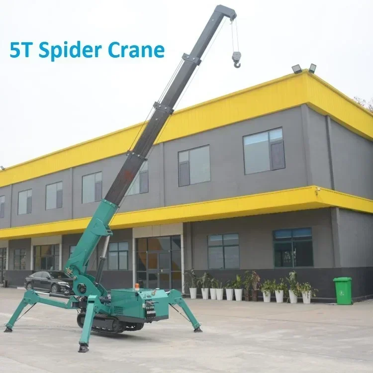 

1.5T 3T 5T 8T 10T 12T New Energy Remote Control Spider Crane For Sale Mobile Hydraulic Telescopic Spider Crane