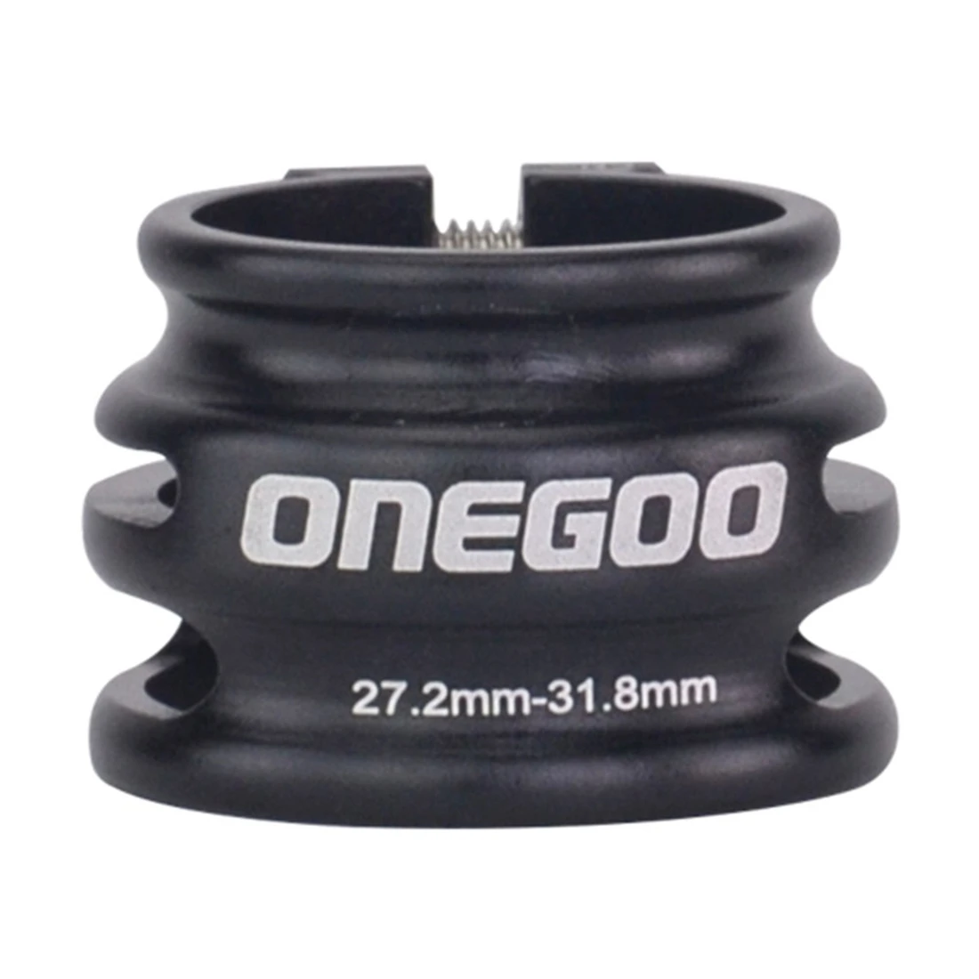 Double Layer ปรับจักรยาน Seatpost CLAMP อลูมิเนียมอัลลอยด์ MTB ROAD BIKE Seatpost Tube คลิป,สีดํา 27.2-31.8 มม.XQ