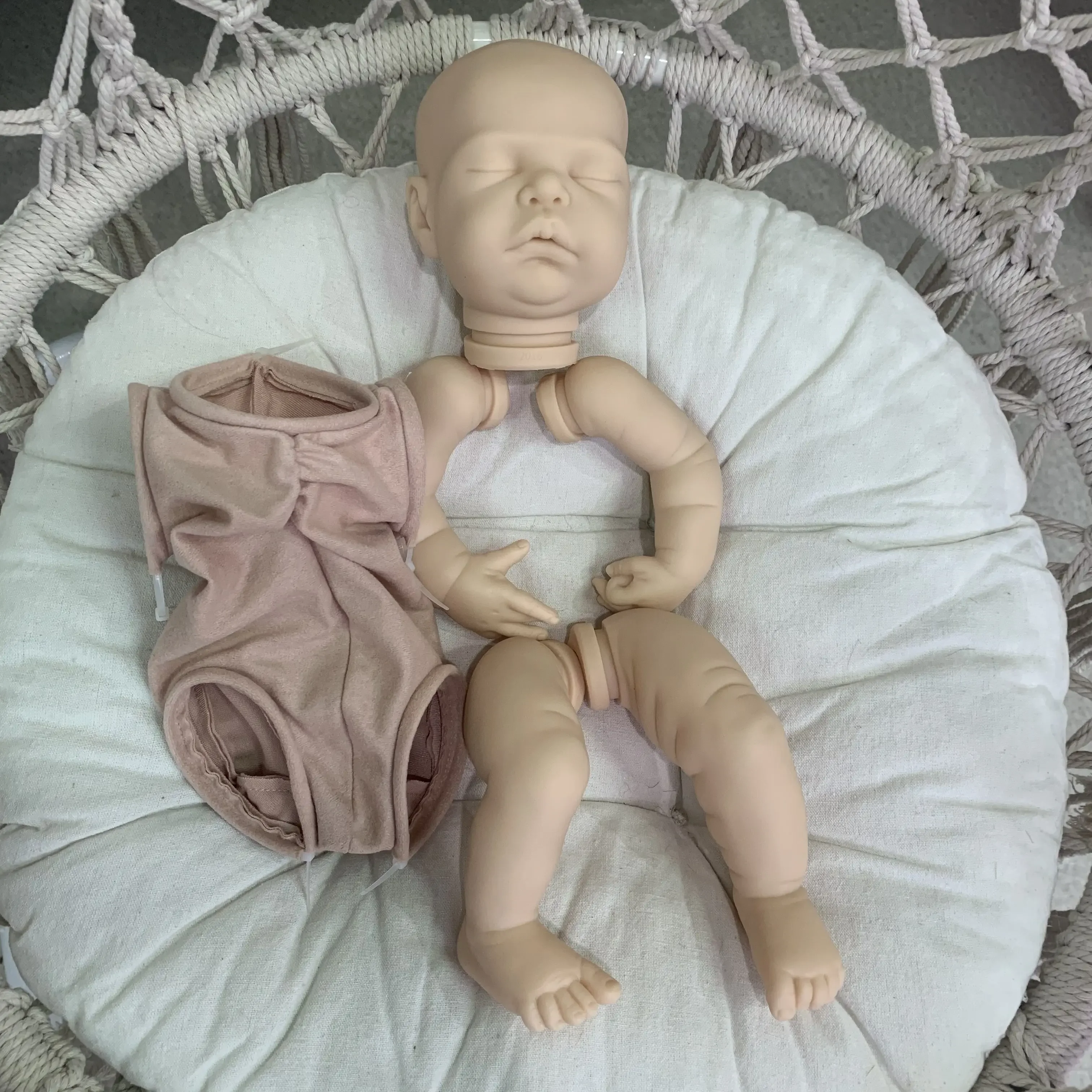 SINO-BB Kit bambola rinata da 20 pollici Avelee Popolare bambino addormentato tocco realistico con COA