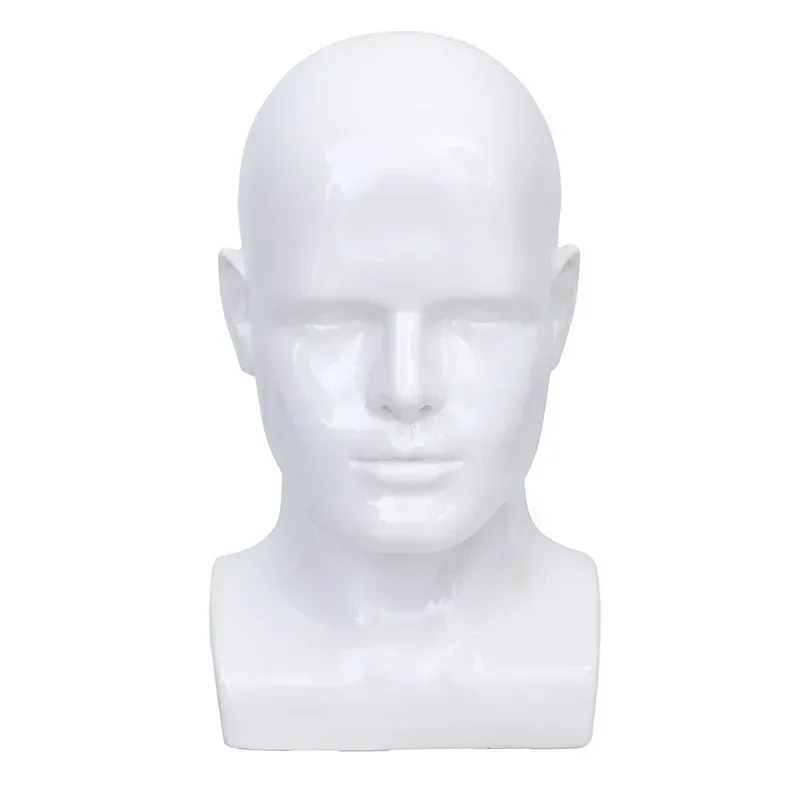 

PVC Men Mannequin Dummy Head for Wigs Hats Sunglasses Display Male Manikin