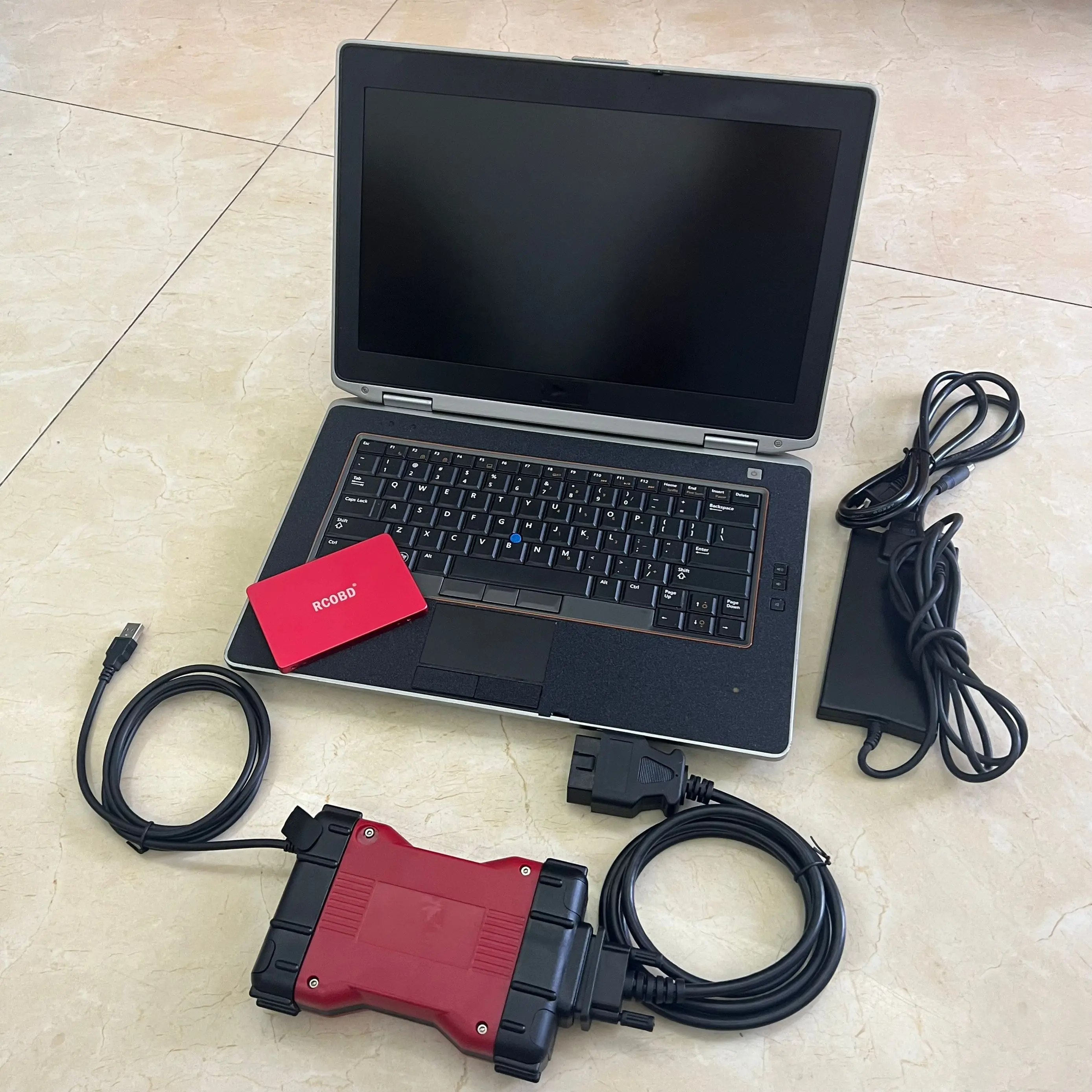 for Fo-rd VCM2 Diagnose Tool for VCM 2 scanner IDS obd2 tool with 256GB SSD in laptop E6420 8G Ready Use