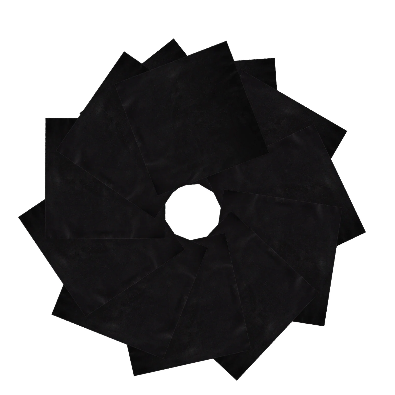 

12Pcs Black Cloth Napkins Dinner Napkins Reusable Washable for Wedding Party Hotel Table Decor Elegant Design Kitchen Cloth