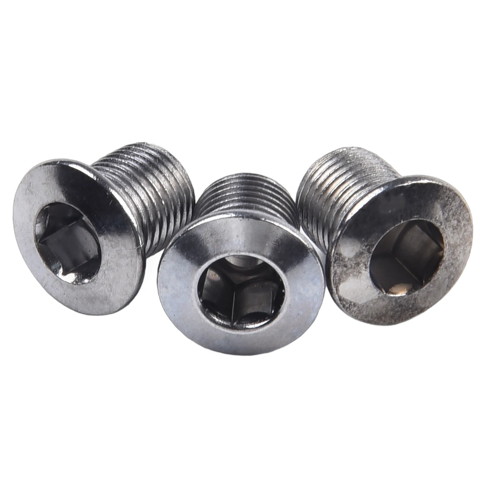 Stainless Steel Chainring Screws Set of 10 for Mountain Bikes Suitable for Single Double Triple Configurations