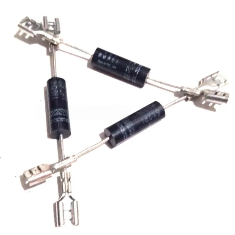 10PCS brand new HV-6X2PI microwave oven accessories bidirectional high voltage diode HVR-6X2P1 550ma terminal