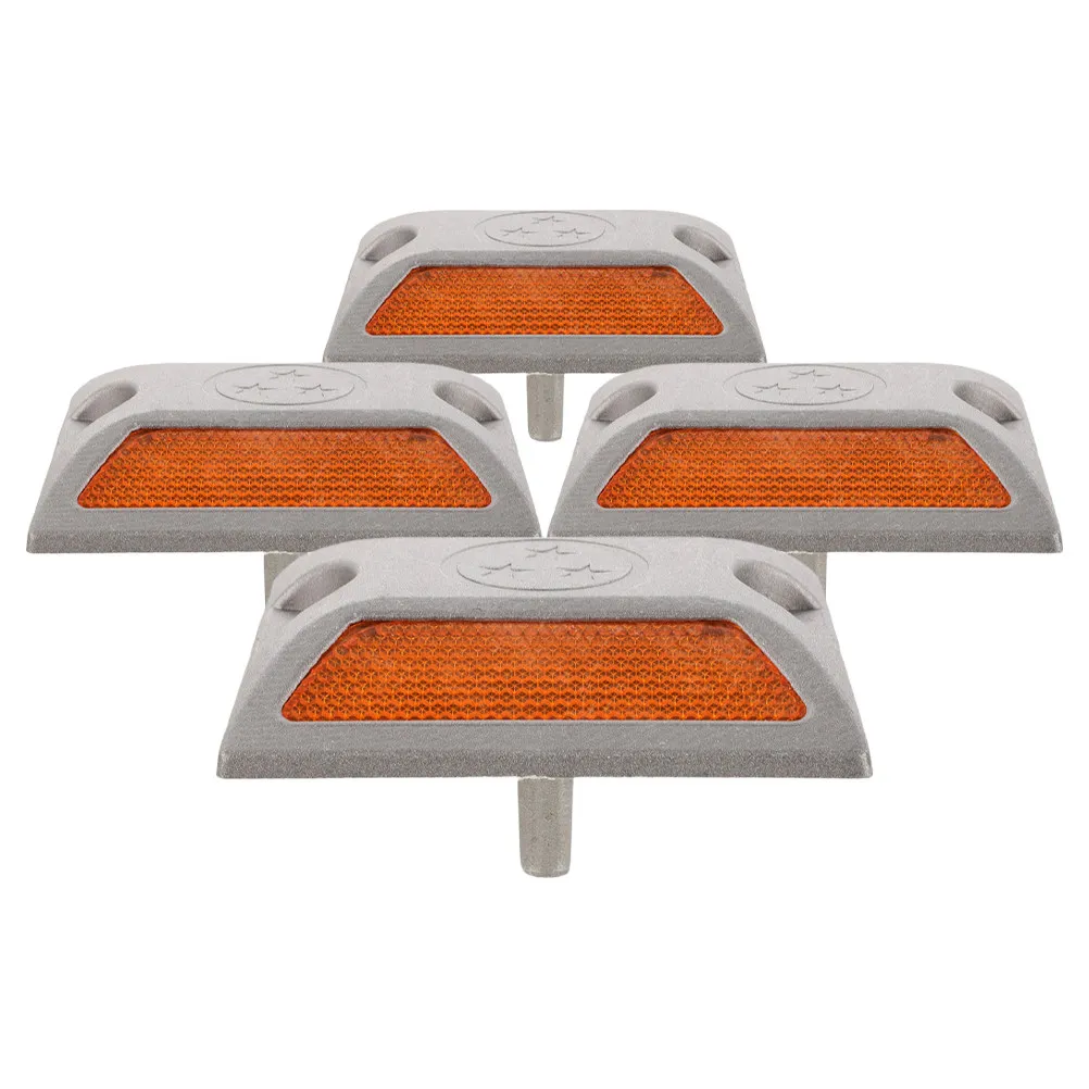 4pcs-weatherproof-cast-aluminum-reflective-road-studs-raised-boundary-markers-for-highways-streets-parking-lots-enhanced-night