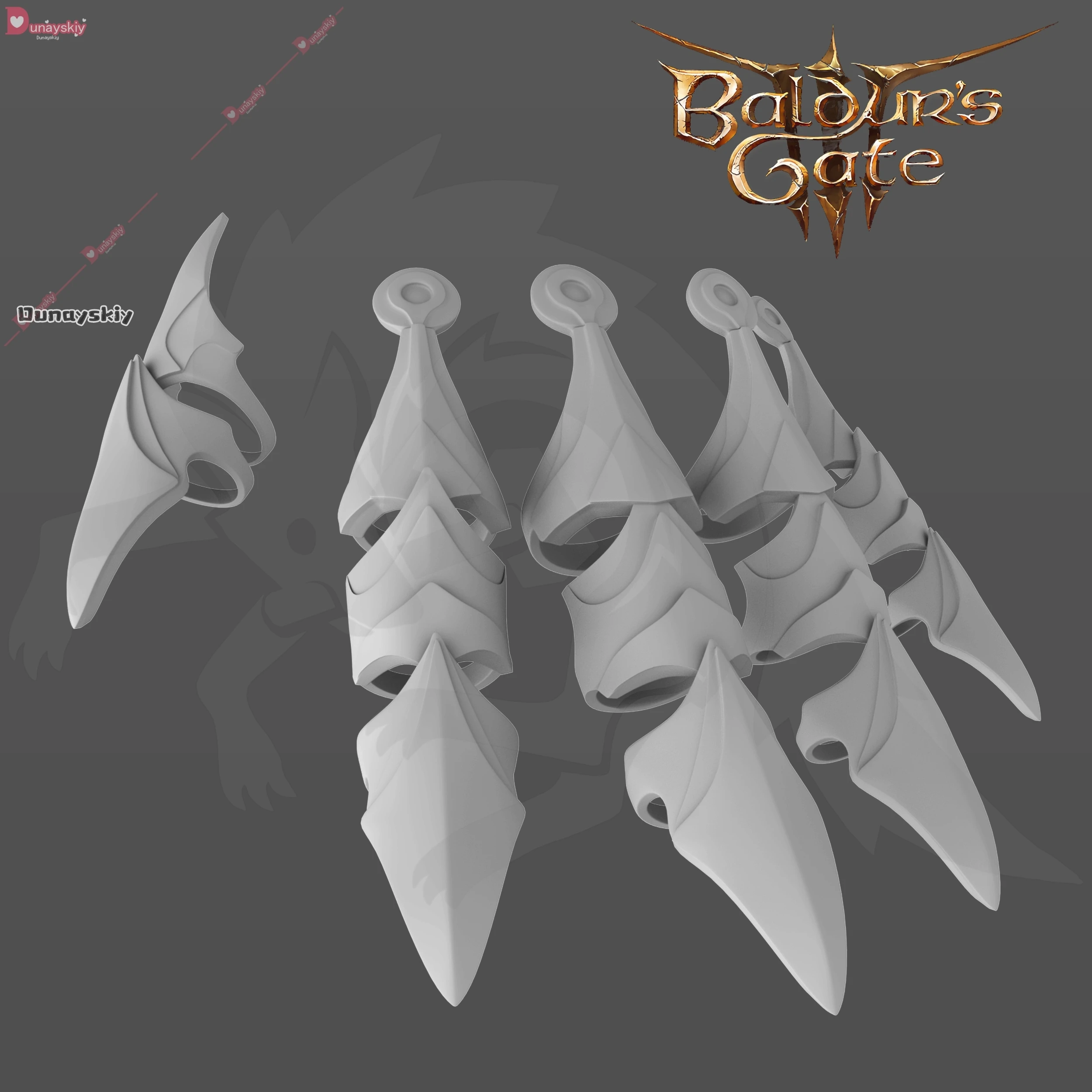 大人のためのドラゴンの爪と手袋,ファンタジーのコスプレ,関節式の鎧,stlファイルの小道具,モンスター,怖い衣装,3D