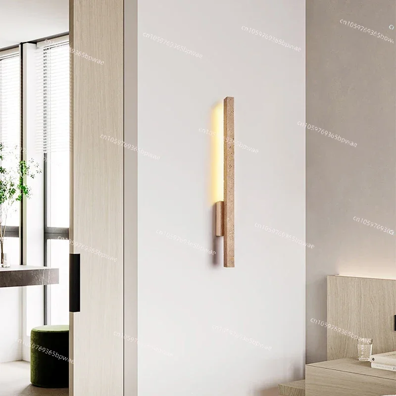 Creative 3D Printed Wall Lamp Strip Warm Light Emitting Diode Stone Lighting Interior Corridor Home Decoration