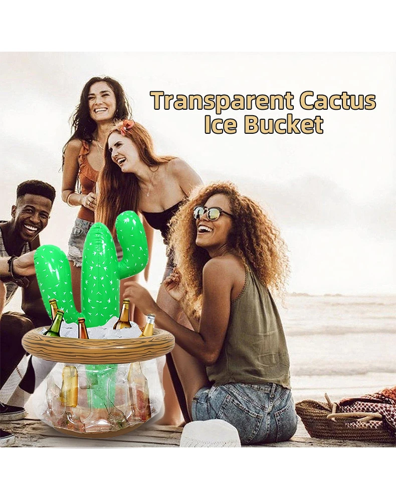 

Summer Ice Bucket Portable Insulated Ice Bucket for Beer Wine Drinks Cooling Party Barbecue Camping Home Bar Supplies