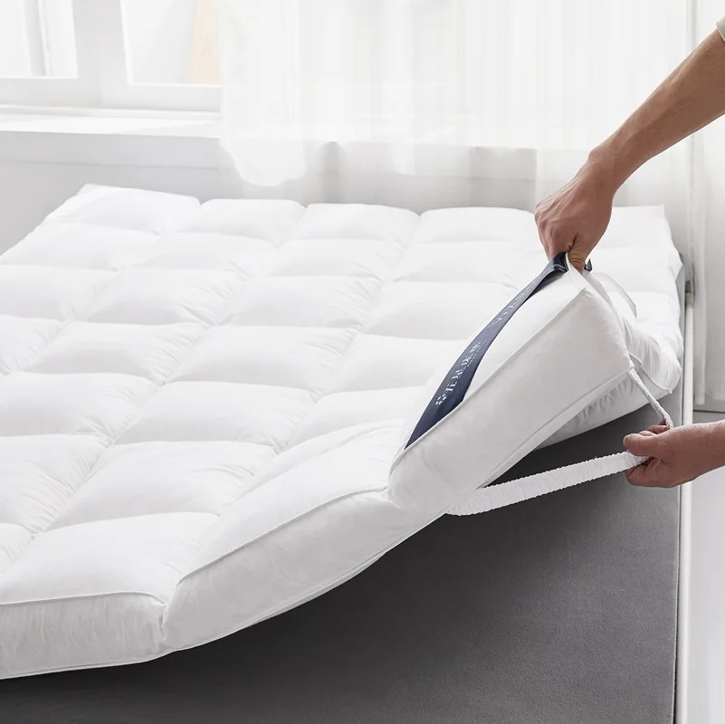 

Durable Household mattress thickened folding mattress feather velvet cushion down tatami mattress cushion