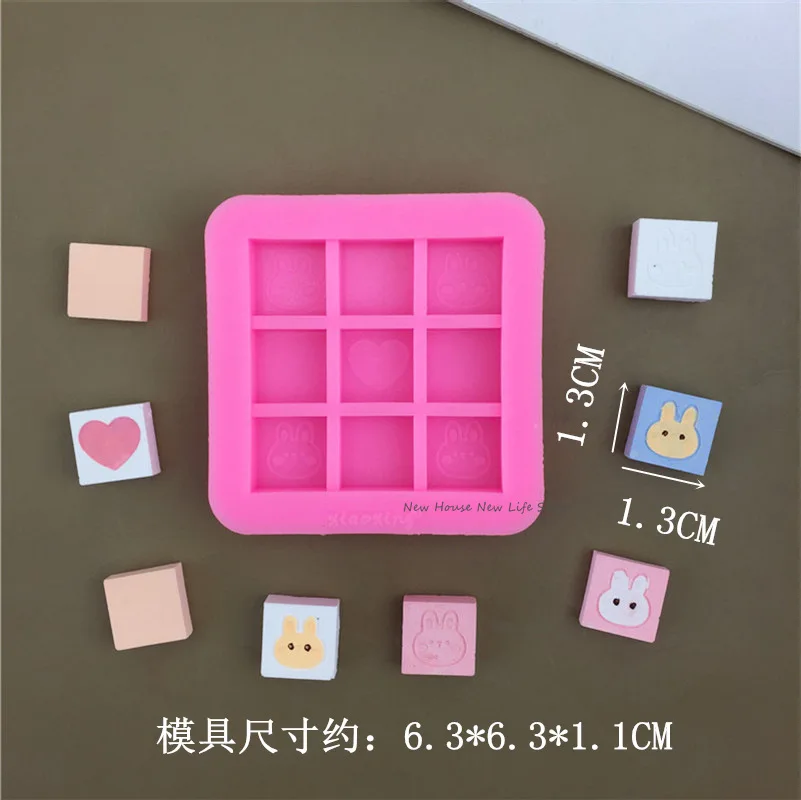 Butterfly Style Lacquer Wax Particle Silicone Mold Dropping Resin Mold Butterfly Shape Love Rabbit Chocolate Mold Candle Molds