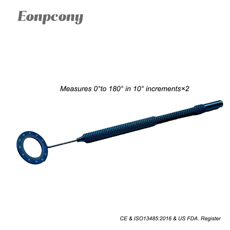 Mendez/Henderson Degree Gauge Titanium Alloy  Ophthalmic Surgical Instruments