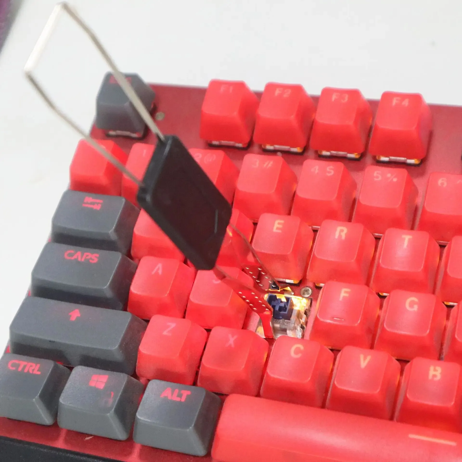 2 In 1 Multi-Purpose Mechanical Keyboard Key Cap Puller Universal Keycap Shaft Remover Button Extractor Keyboards Accessories